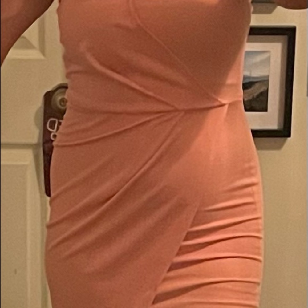 Peach small dress
